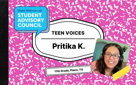 Teen Voices - Pritika: cover image and photo