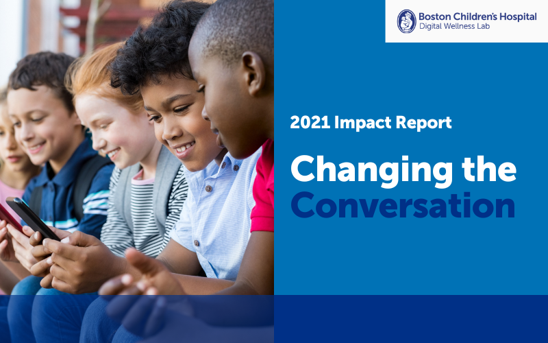 2021 Impact Report - Changing the Conversation