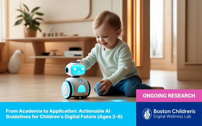 Ongoing Research: Developing Actionable AI Guidelines for Early Childhood