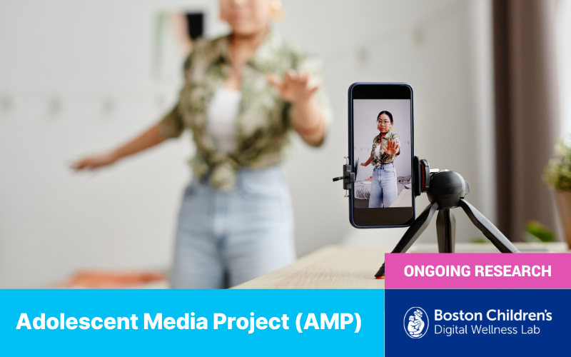 Ongoing Research-Adolescent Media Project (AMP)