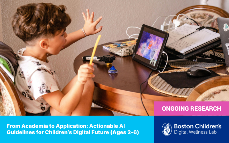 Ongoing Research-From Academia to Application_ Actionable AI Guidelines for Children’s Digital Future (Ages 2-6)