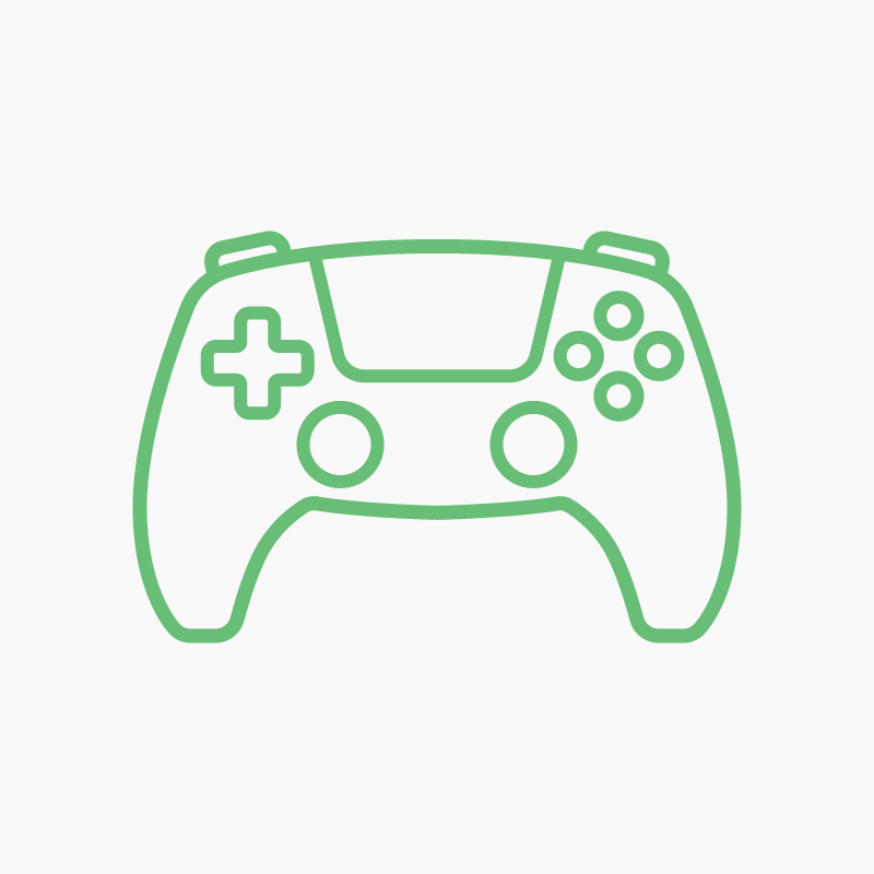 Gaming icon - console gaming controller