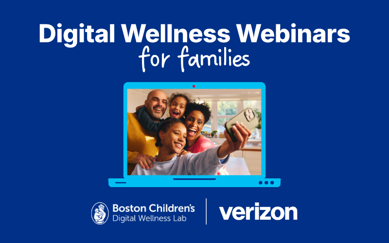 Digital Wellness Webinars for families