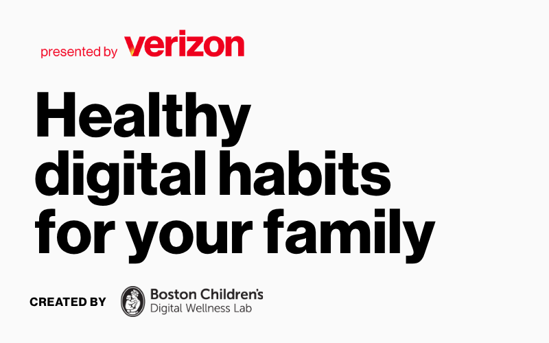 Healthy Digital Habits: Free Family Webinars & Activities Presented by Verizon