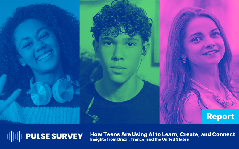 Pulse Survey: How Teens Are Using AI to Learn, Create, and Connect—Insights from Brazil, France, and the United States