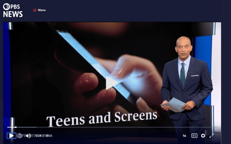 PBS News: Teen and Screens