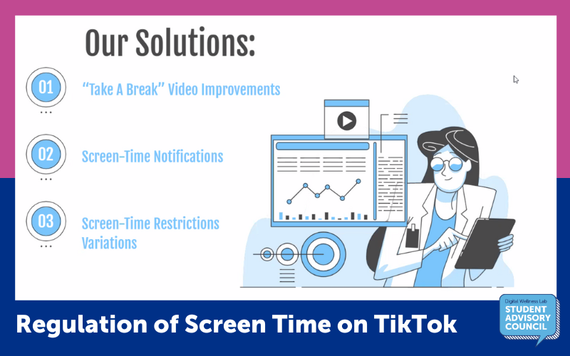 Slide showing recommendations for TikTok