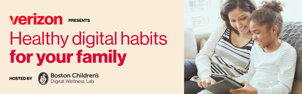 Version presents - Healthy digital habits for your family - hosted by the Digital Wellness Lab