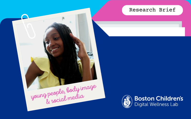 Young People, Body Image and Social Media