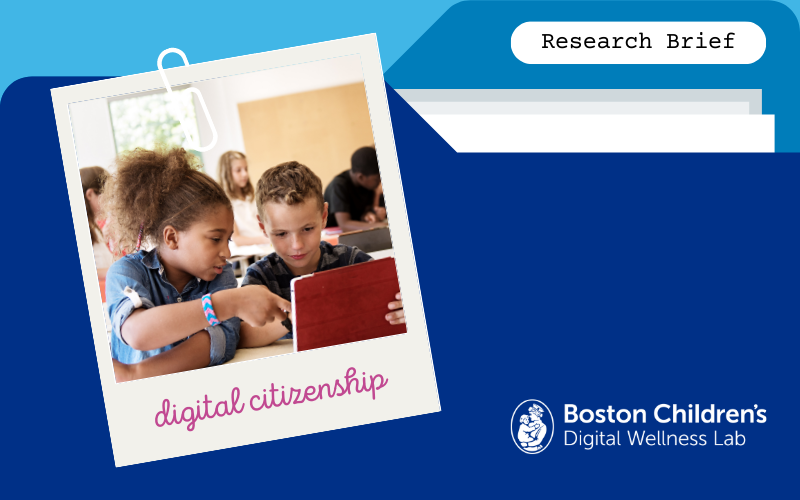 Digital Citizenship and Media Literacy