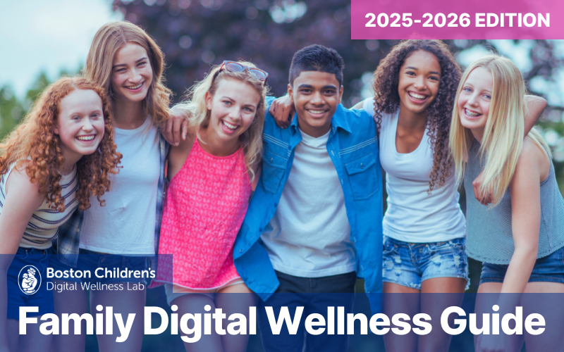 Six young people with arms over each other's shoulders