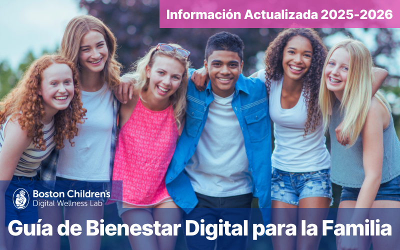 Guía de Bienestar Digital para la Familia
