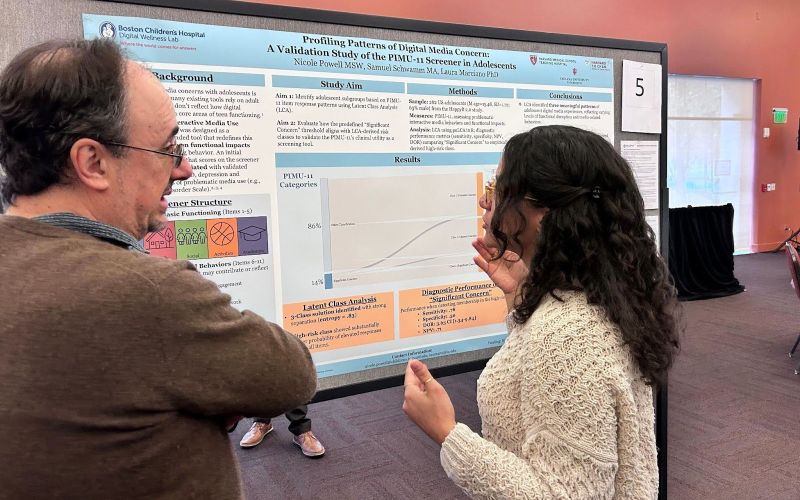 photo of the poster presentation