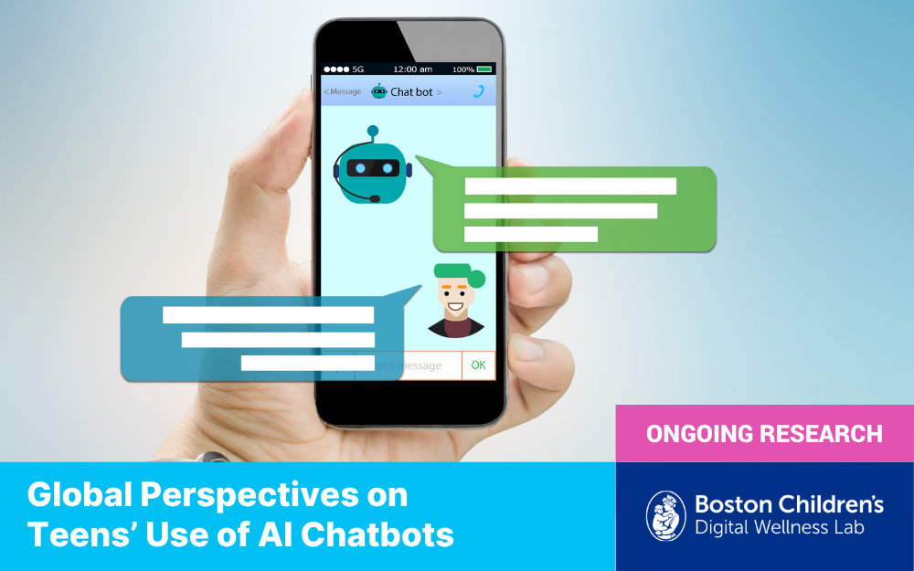 Ongoing: Global Perspectives on Teens' Use of AI Chatbots