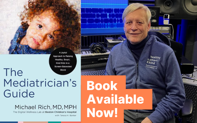 The Mediatrician's Guide - book cover and Dr. Rich