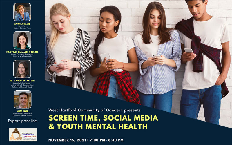 Webinar: Community of Concern: Social media and youth mental health