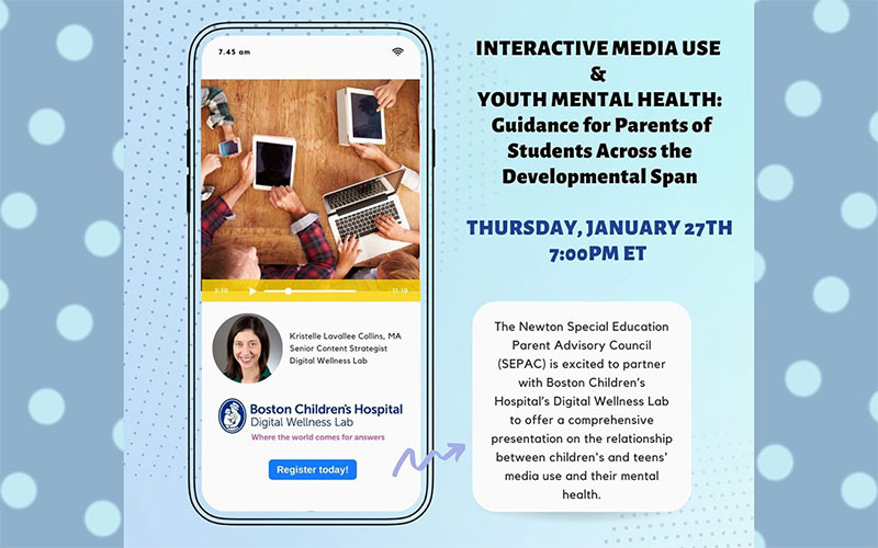 Webinar: Interactive Media Use and Youth Mental Health